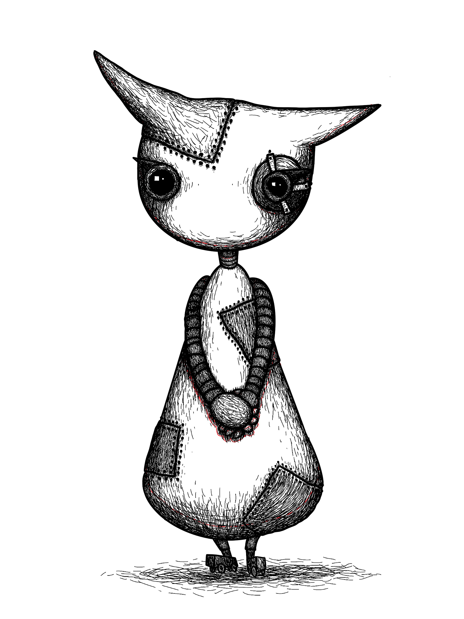 Little monster doodle