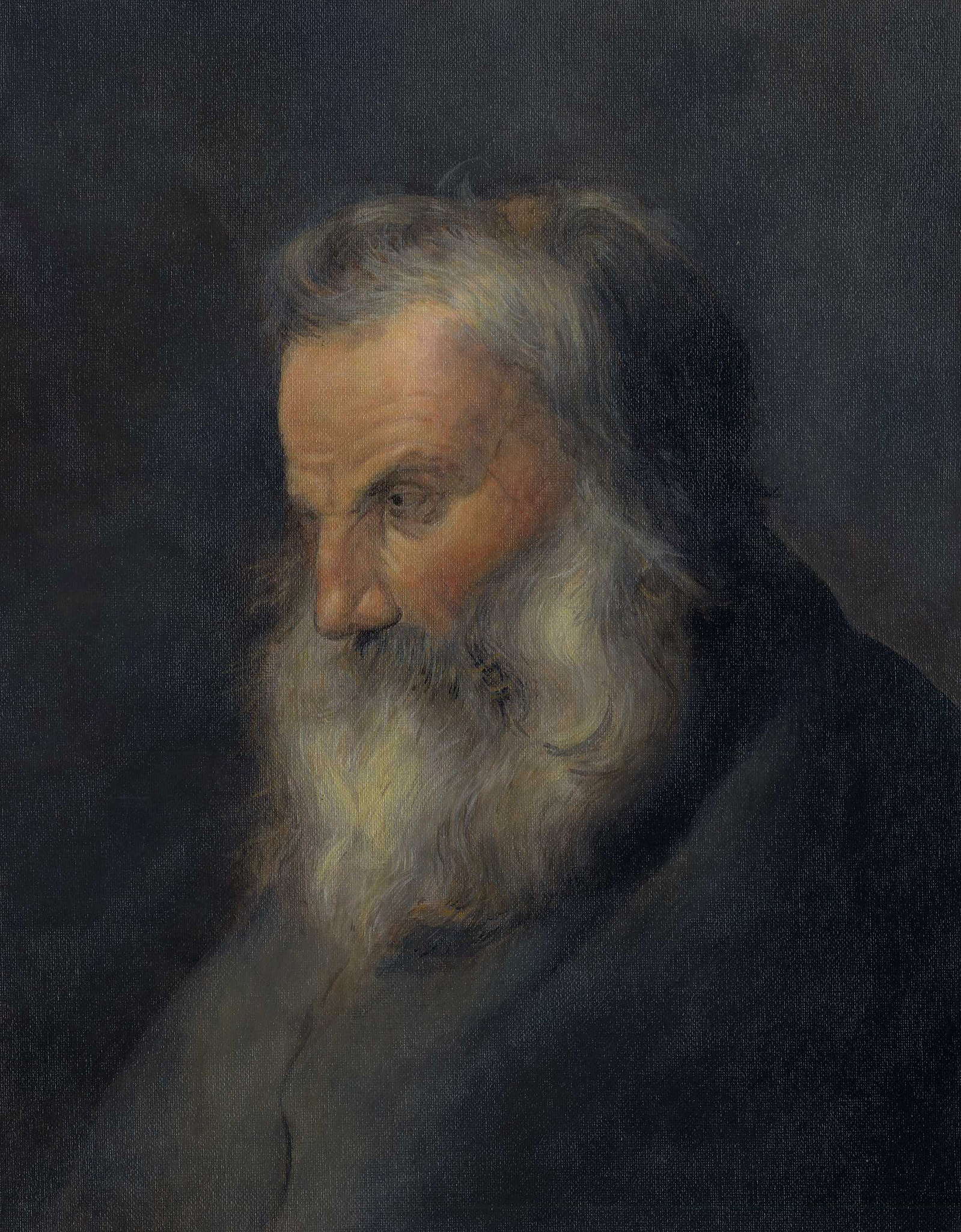 Study of Head of an Old Man